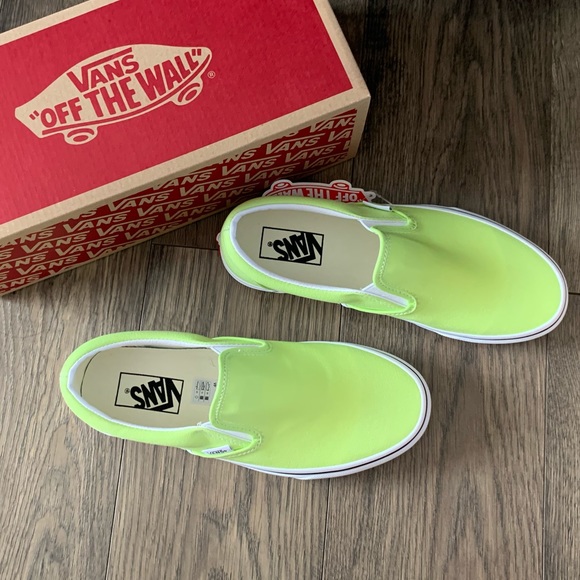 Vans sharp green classic slip on shoes - Picture 2 of 8